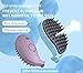 3 in 1 Cat Steamy Brush with Care Solution 2Pcs - Electric Spray Grooming Comb for Cats Dogs, Steaming Silicone Massage Brush - Self Cleaning Pet Hair Remover - Blue & Purple