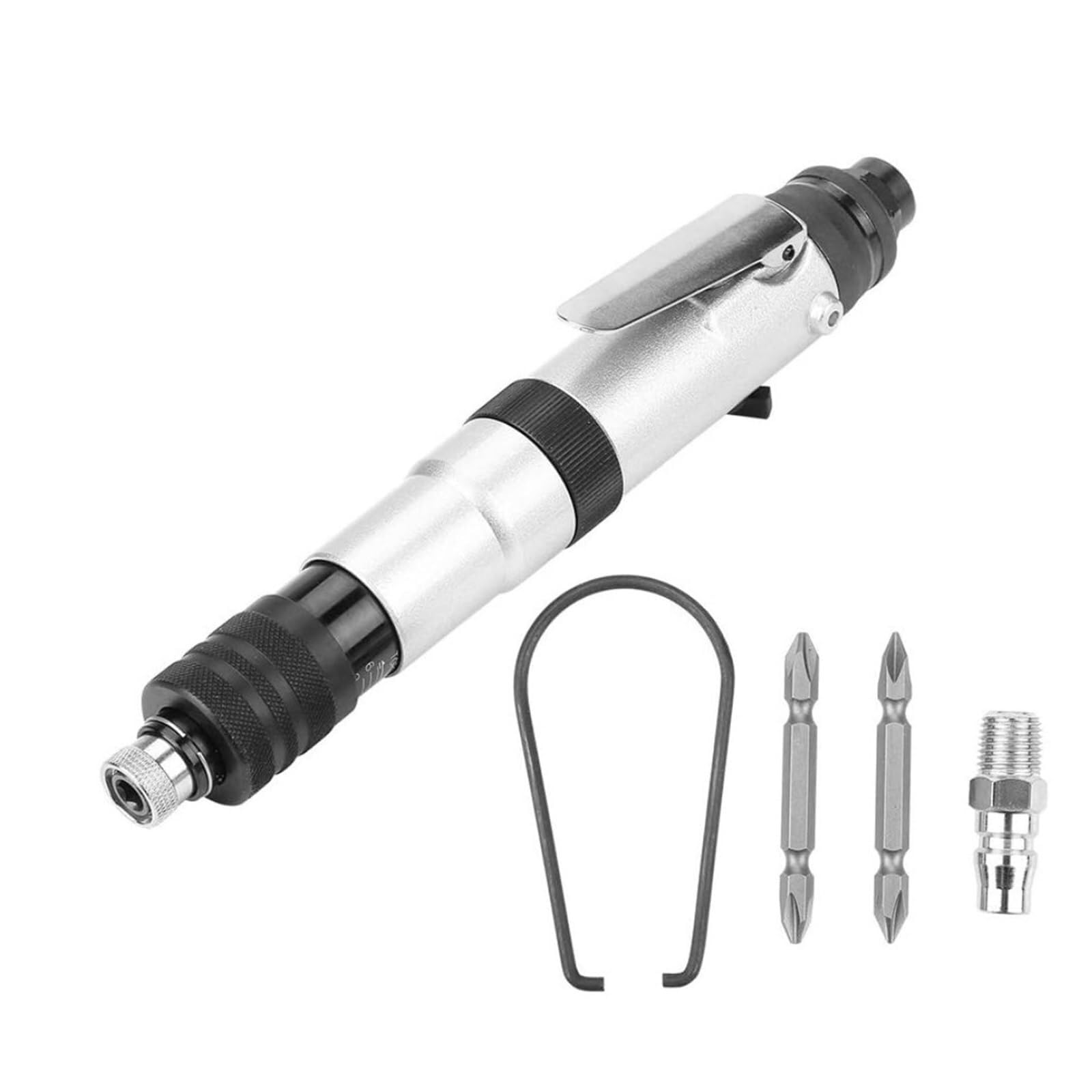 Amrttwy One Color Air Tools, Air Hammer, 1/4 Straight Pneumatic Screwdriver, 1000Rpm Handhold