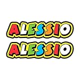 Photo Gallery gamesmonkey® - adesivo stile vale the doctor - 2 pezzi - varie dimensioni - gara cross pista auto moto stickers (alessio, 20x4 cm) Photo Gallery gamesmonkey® - adesivo stile vale the doctor - 2 pezzi - varie dimensioni - gara cross pista auto moto stickers (alessio, 20x4 cm)