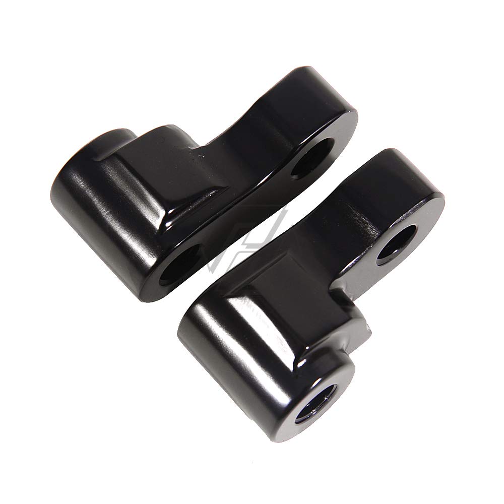 Kit de bajada trasera para motocicleta de 1 pulgada para Harley Sportster XL883 XL1200 883 1200 XL 2005-2015 (negro)