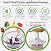 Brieftons Express Manual Food Chopper: 6.8-Cup, Hand Chopper Vegetable Cutter to Chop Veggies, Fruits, Herbs, Garlic Onion Chopper for Salsa, Salad, Pesto, Hummus, Guacamole, Coleslaw, Indian Cooking