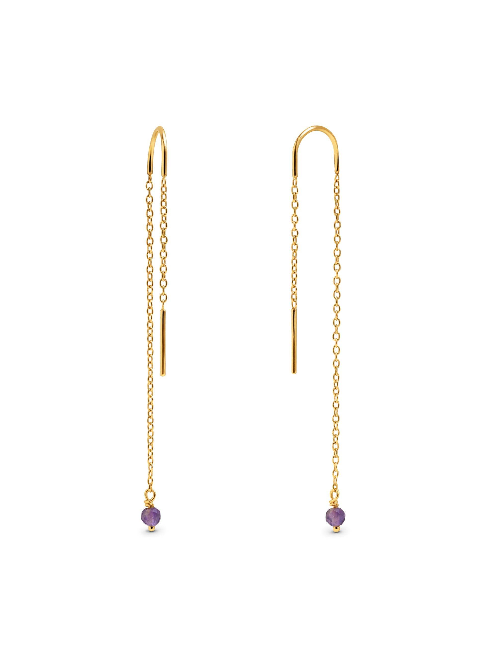 SINGULARU Pendientes Drop Raspberry - Pendiente Largo en Plata 925 con Acabado en Baño Oro de 18Kt - Cierre Colgante - Joyas Para Mujer