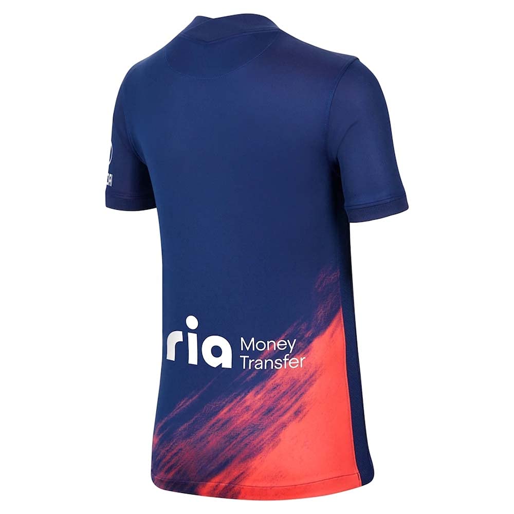Nike Atletico Madrid, Stagione 2021/22, Attrezzatura da Gioco, Maglia Away Maglia Bambini e Ragazzi