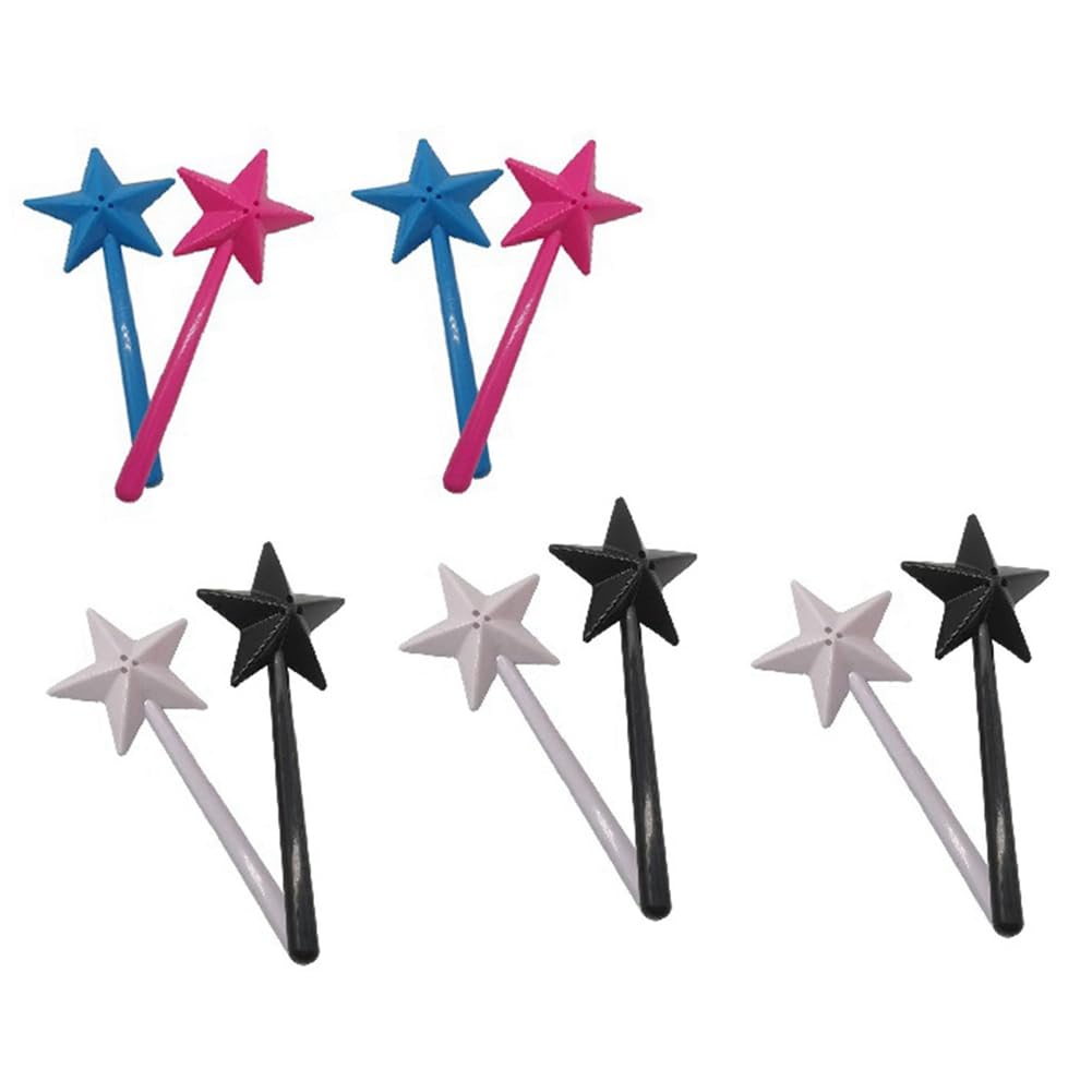 CTRLZS 10pcs Three-Hole Star Seasoning Magic Wand Kitchen Seasoning Gadgets Crushers Salt Shaker