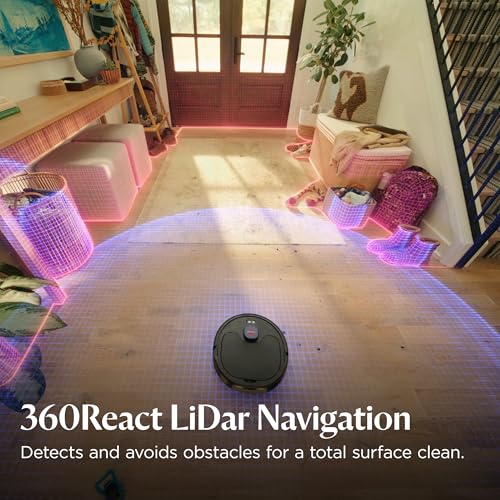 Bissell FlexClean FurForce Robot Vacuum & Mop with No Tangle Pet Brush Roll, LiDAR Navigation & Liftable Pad for Pet Hair Removal on Hard Floors & Rugs, 180min Runtime 60-Day Dust Collection, 4270L - Image 4