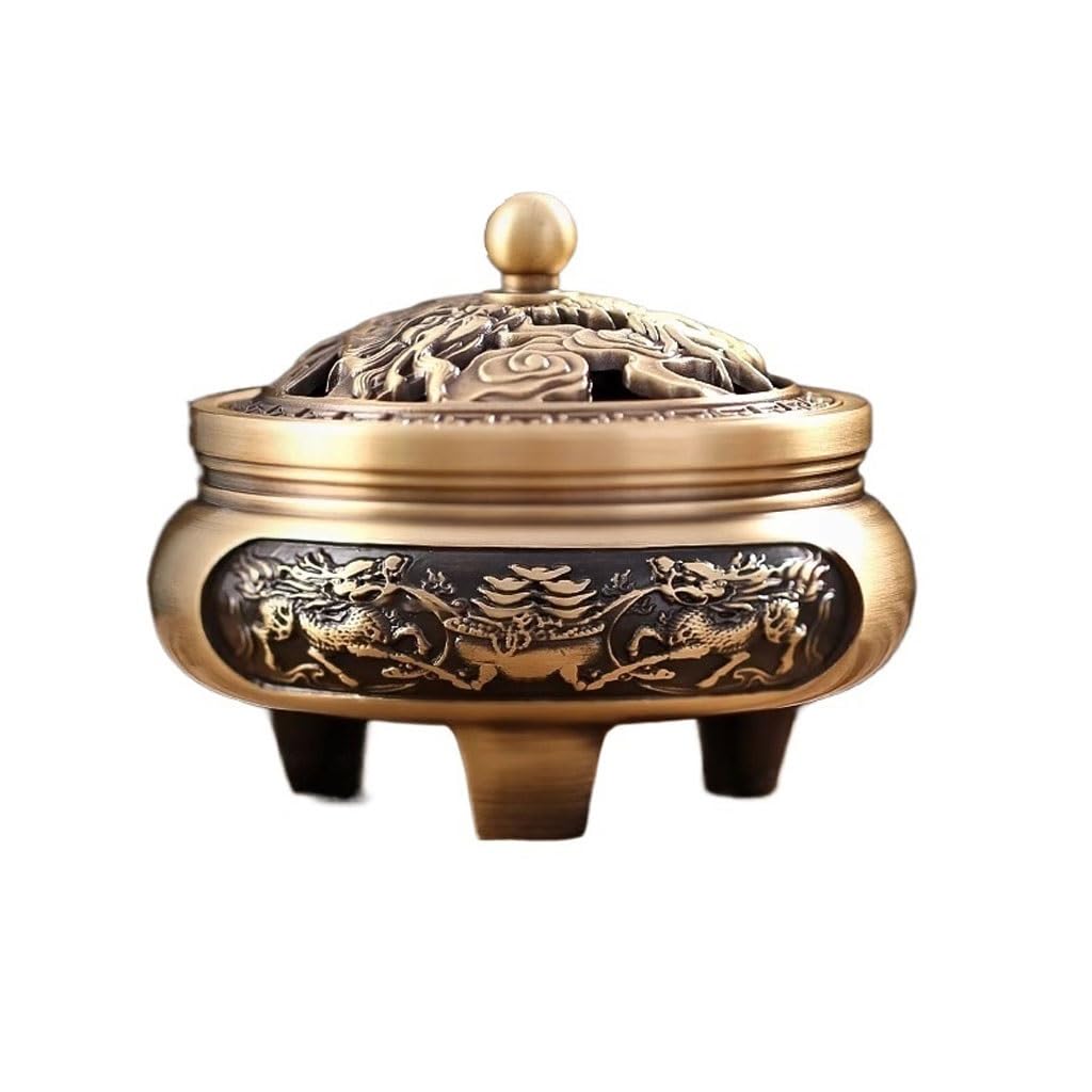 Incense Holder Base Brass Incense Burner Home Indoor Aromatherapy Tea Ceremony Sandalwood Ornaments