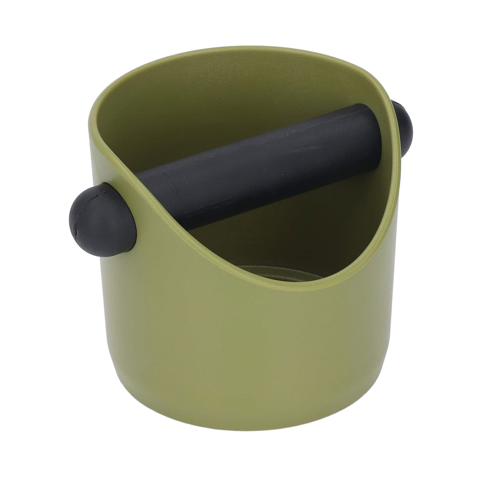 Bannt Coffee Grind Dump Bin, Scratch Resistant Dishwasher Safe Coffee Knock Box Reduce Noise for Restaurant Green