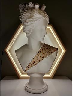 Large Greek Sculpture Statue, Female Sculpture, Diana Leopard Sculpture, Greek Goddess Bust, Sculptures Statues, God Sculpture, 22"