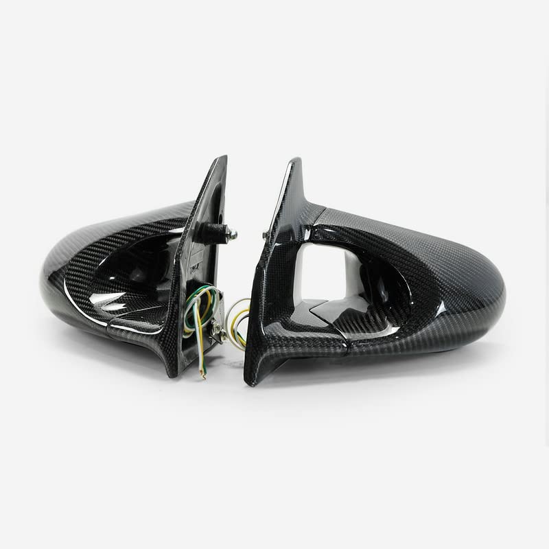 For MITSUBISHI EVO Evolution 7 8 9 CT9A Aero Mirror Left Hand Drive Vehicle Carbon Fiber rearview mirrors