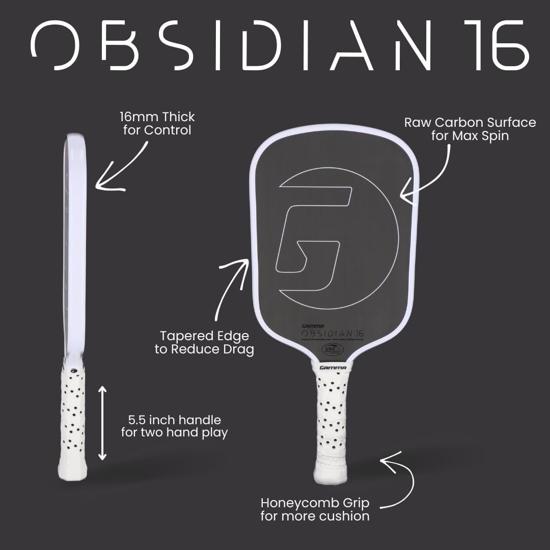 オブシディアン10　OBSIDIAN 10　ピックルボールパドル オブシディアン10 OBSIDIAN 10 ピックルボールパドル GAMMA