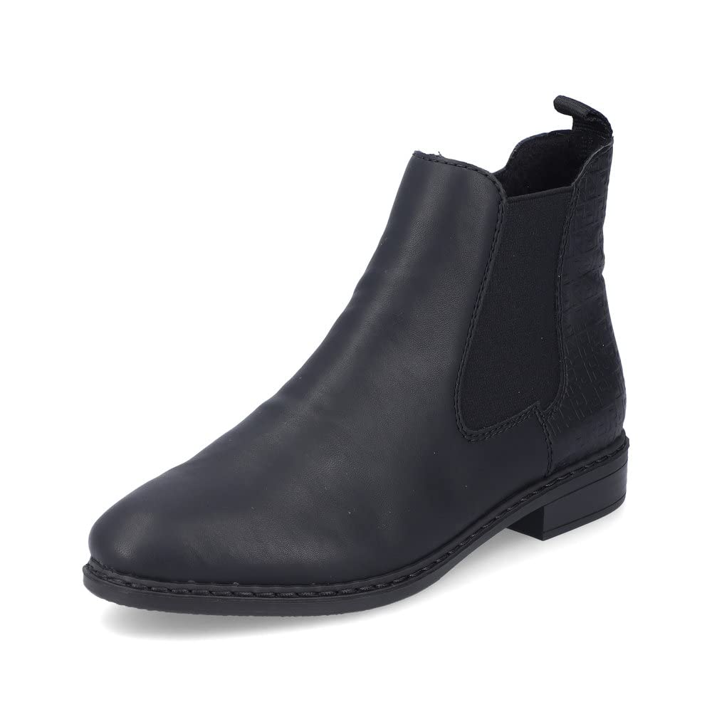 Rieker Women's Classic Ankle Boots 71662, Women's Ankle Boots, Black 00, 36 EU Weit