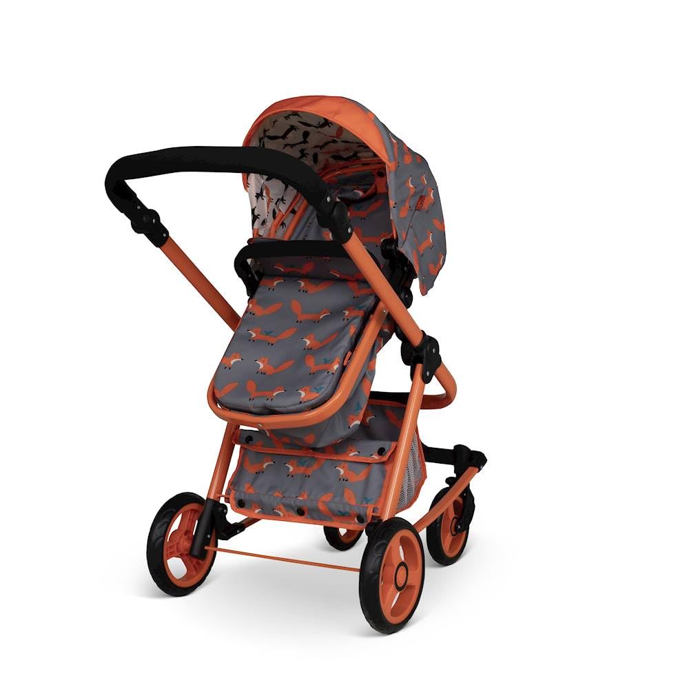 DeCuevas 81074 Passeggino pieghevole per bambole con borsa e accessori Tulipe 2025 - 81 cm - Carrozzine per bambole