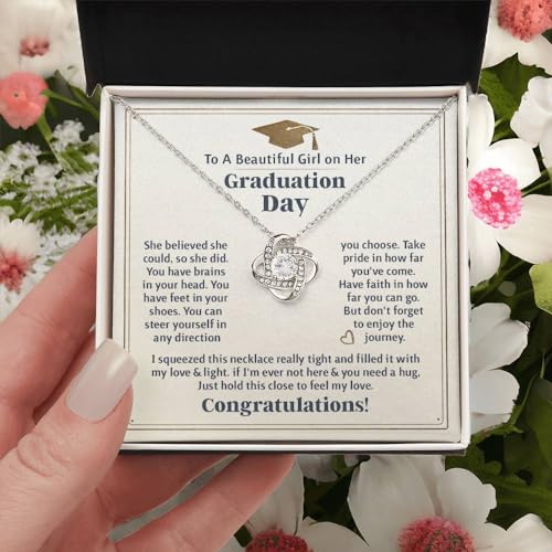 2025 Graduation Gifts for Her | Inspirational Graduation Necklace with Message Card & Gift Box | Jewelry for Women, Daughter, Girlfriend, Sister, Classmate | High School & College Grad Gift4