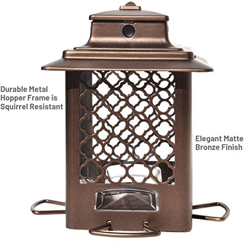 image for More Birds 105IN, 3.6 lb Seed Capacity, Copper Finish Stokes Select, M