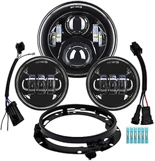 AlyoNed 7 inch Motorcycle LED Headlight 4.5