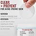 Thayers Blemish Clearing Acne Pads, Salicylic Acid Acne Treatment for Face, Pore Reducing, Exfoliating, and Soothing Skincare, Witch Hazel Toner Pads, 60 Ct