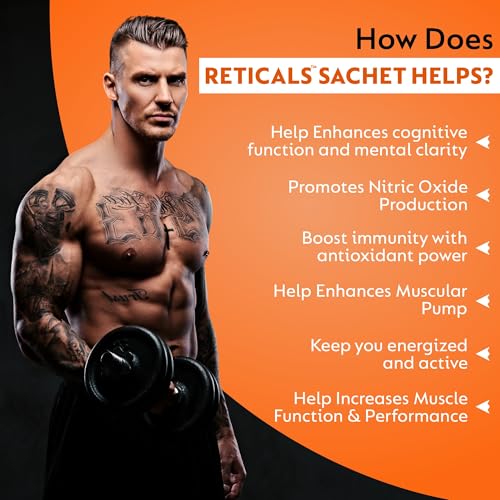Image of L-Arginine Powder Sachet, Supports Muscle Pump, Stamina & Workout Performance, Sugar Free, Orange Flavour, 65g (Pack of 10 Sachets)
