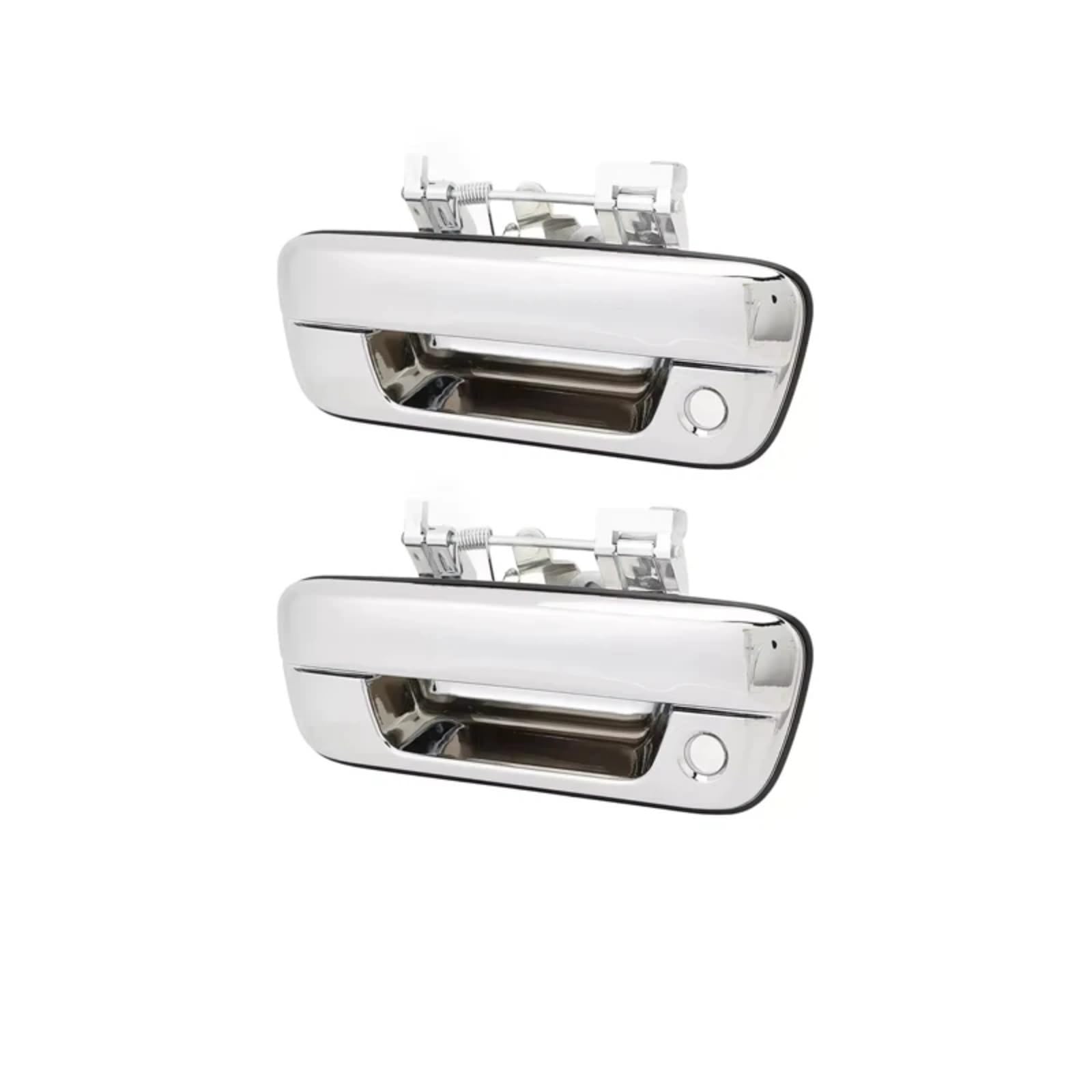 Kedfbts One Color Car Outer Handle Compatible With Holden For Colorado 2008 2009 2010 2011 2012 Tailgate Handle Chrome Rear Trunk Exterior Door Handle 8-98079232-0(2Pc)