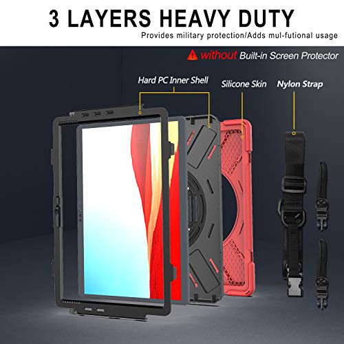 Custodia per Surface Pro X con supporto girevole a...