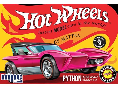 Kit de modelo Hot Wheels Python a escala 1:25 miniatura 1