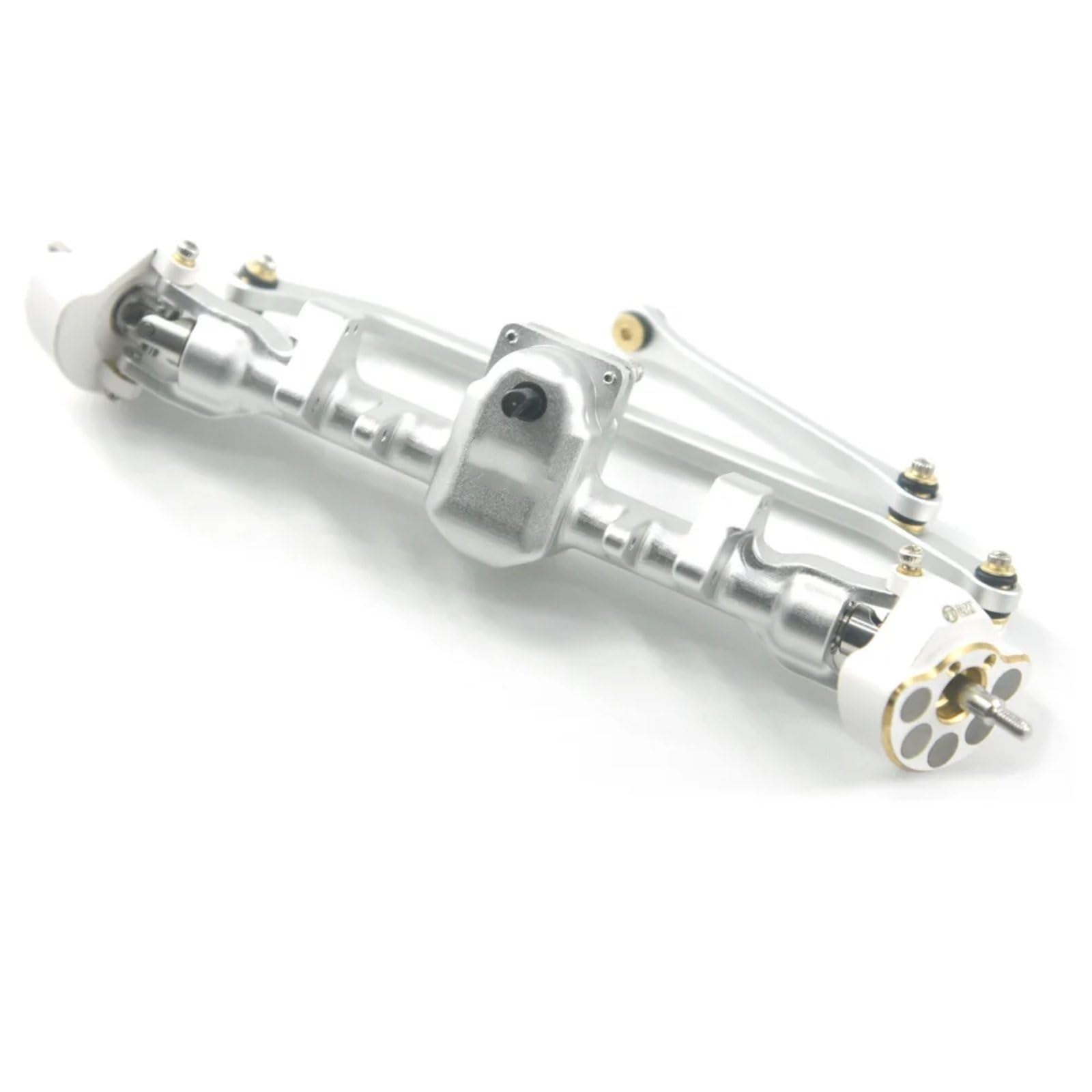 ASSE del Portale RC per SCX24 Parti di Aggiornamento per Auto RC Accessori Ricambio per Modifiche Assali Anteriori E Posteriori Acciaio(Silver)