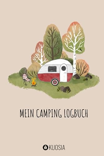 Mein Camping Logbuch: Reisetagebuch zum Selbst Ausfüllen für Reise mit Wohnwagen, Wohnmobil &amp; Van. Inhalt in S/W &amp; hochwertiges Design. Caravan ... Tagebuch Journal zum Eintragen. 6"x9"