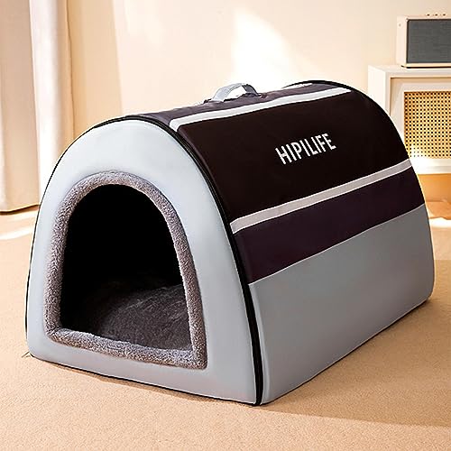 Lembeauty Caseta De Perro Exterior | Caseta De Perro Plegable | Caseta De Perro De Inviern-o Interior Exterior | Caseta De Perro Impermeable para Perros Gatos Mascotas Conejos