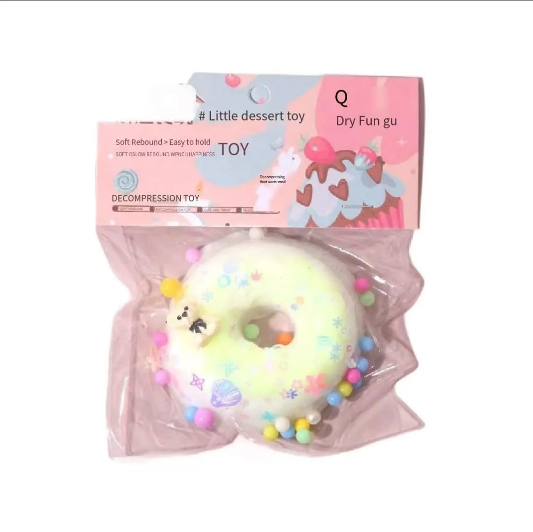 Sawkirp darshraj Stress Anxiety Relief Toy Pack of 1 Piece (Squishy Donut (1 Piece)), 3+ Years, Multicolor