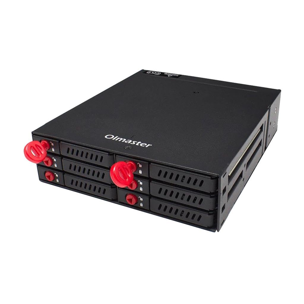 6X 2.5 SATA SSD to 5.25 Drive Bay Hot Swap Mobile Rack HDD Docking Station|Computers/Tablets & Networking | Drives, Storage & Blank Media | Drive Enclosures & Docks-picture-11