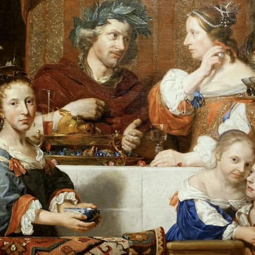 S8 Ep268: CLEOPATRA AND CAESAR Colleague Daisy Dunn. Dunn describes Cleopatra's dramatic entrance from a rug to meet Caesar and secure her rule in Egypt. Despite her intelligence and linguistic skills, the Romans viewed her with suspicion and distaste, labeling her