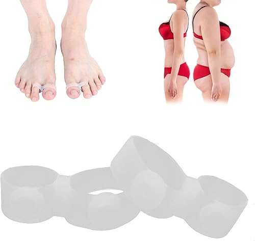 2 piezas de anillos magnéticos para dedos de los pies, de silicona, para masaje de pies, metabolismo, herramienta magnética de masaje de pies,