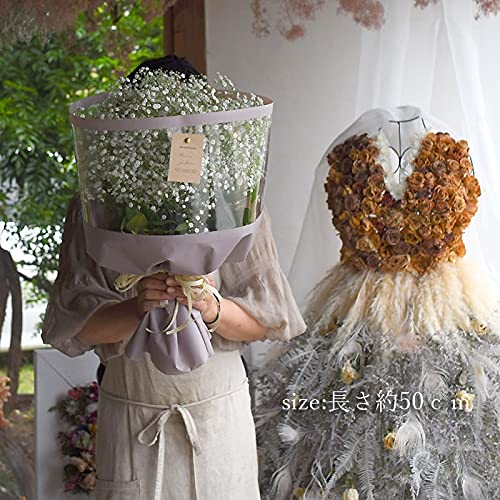 かすみ草さま　白のみ生地終了 Amazon｜ラッピングリニューアル かすみ草 カスミソウ 花束