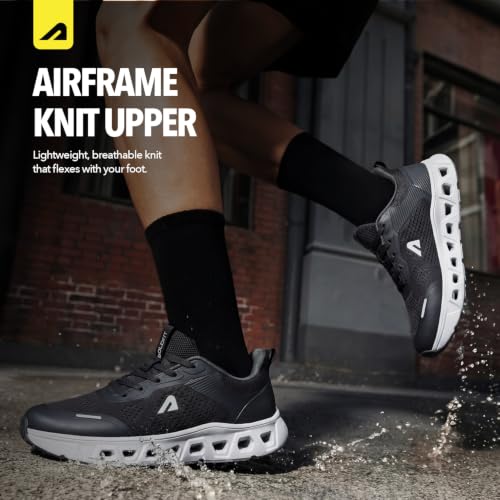 Image of BoldFit Running Shoes for Man Soft EVA Sole Sports Shoes for Men Running Light Weight Shoe for Men Sports Anti Slip Gym Shoe for Man, Airframe