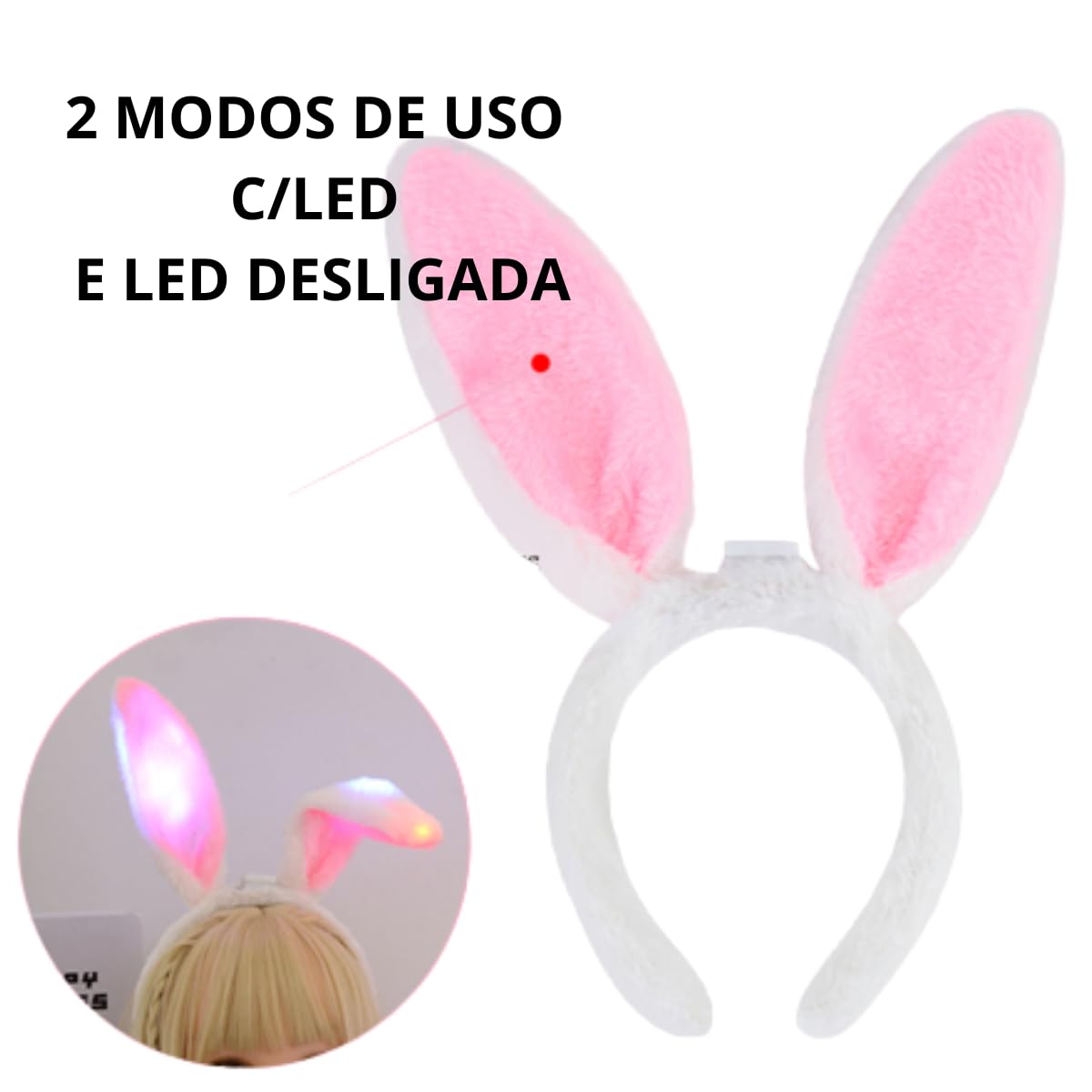 Tiara coelinho da pascoa arco orelinha de coelho com led em promoção! Veja a oferta e mais achadinhos de Laços & Tiaras Infantis 3 Hoje é o melhor dia para comprar Tiara coelinho da pascoa arco orelinha de coelho com led com aquele preço maroto! Promoção! Aproveite a oferta! 3