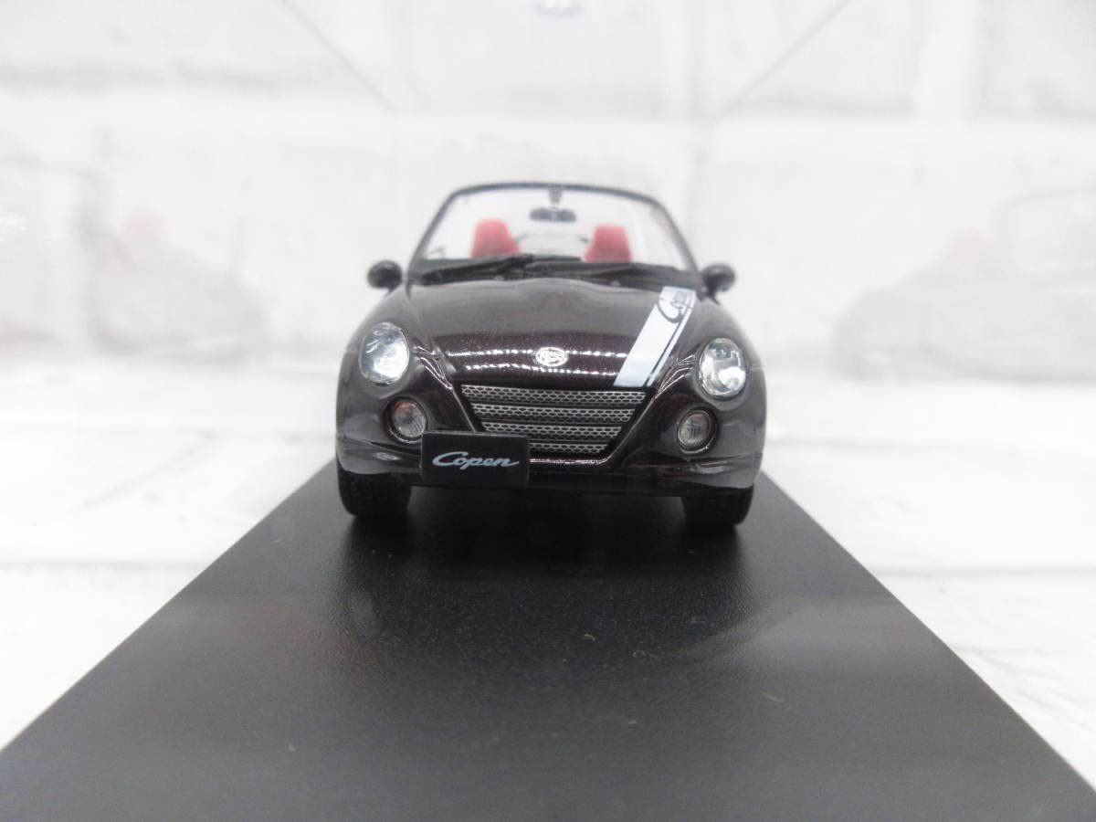 1/43 京商　ダイハツ　コペン 2006 ミニカー　パープル×ホワイト Amazon.co.jp: ミニカー 1/43 京商 ダイハツ コペン Copen 2006