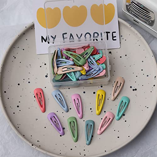 30 Pieces Candy Color Small Hair Clip Girls Baby Snap Hair Clip 3cm Metal Snap Hair Mini Clip Use for Girls Child by wenmeng - Image 3