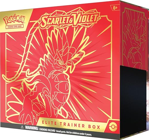 Pokémon TCG: Scarlet &#038; Violet Elite Trainer Box (Miraidon Purple or Koraidon Red, Random Color)