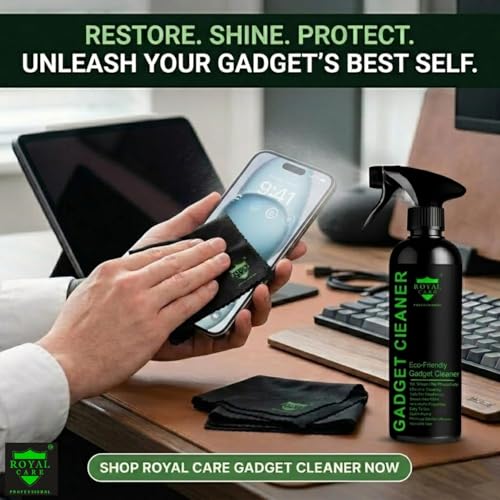 Image of Screen Cleaning Kit 300 ml for Laptop, Mobile, TV & Camera Lens | Anti-Static Non-Alcohol Spray + Microfiber Cloth | Safe for LED, LCD, OLED Screens, Keyboard, Gadgets & PCs