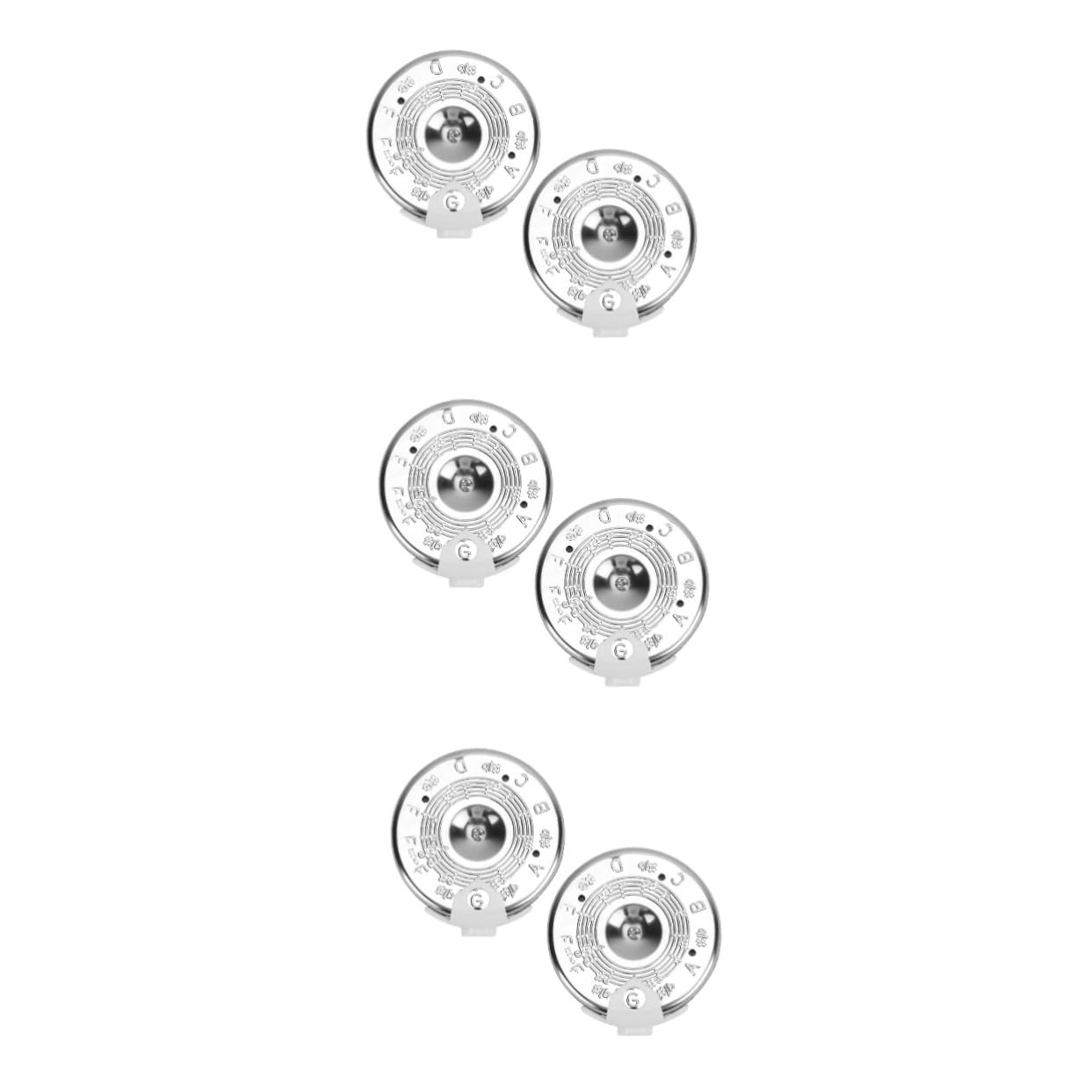 ibasenice 3sets Chromatisches Stimmgerät Für Musiker 13 Ton Gitarre Bass Violine Tuner Pitch Voll Für Ebenen 2 Stücke * 3