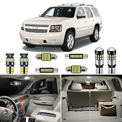 Kit de luces LED interiores blancas para Chevrolet Tahoe 2007-2014 miniatura 1