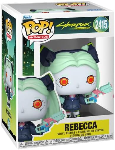 Funko Pop! Animacja: Cyberpunk: Edgerunners - Rebecca - kolekcjonerska figurka winylowa - pomysł na prezent - oficjalny towar - zabawki dla dzieci i dorosłych - Anime Fans