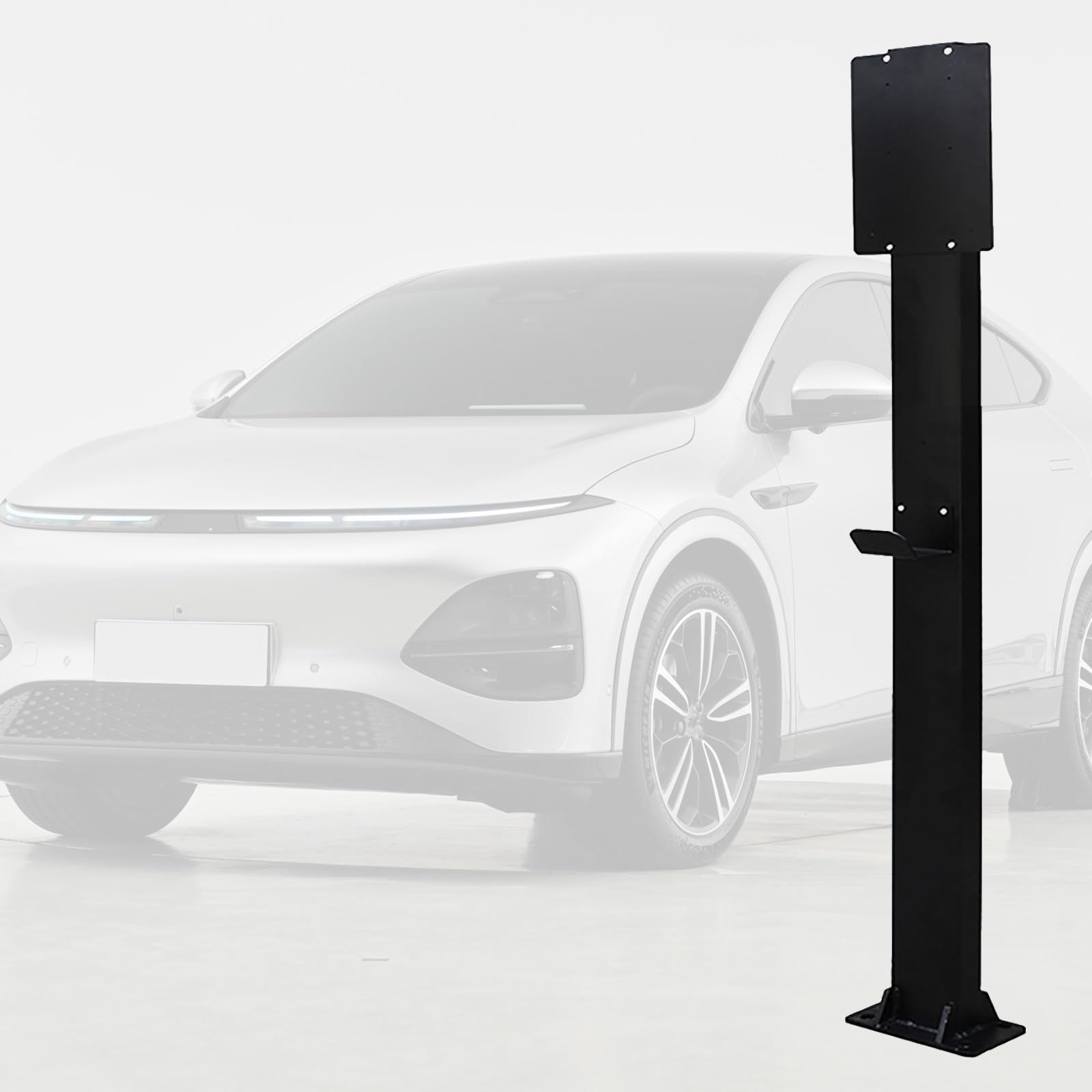 Base di Ricarica per Veicoli elettrici Resistente - Stazione di Ricarica per Veicoli elettrici da Esterno Robusta, palo di Supporto per la Ricarica Rapida di Veicoli a energia Alternativa (n
