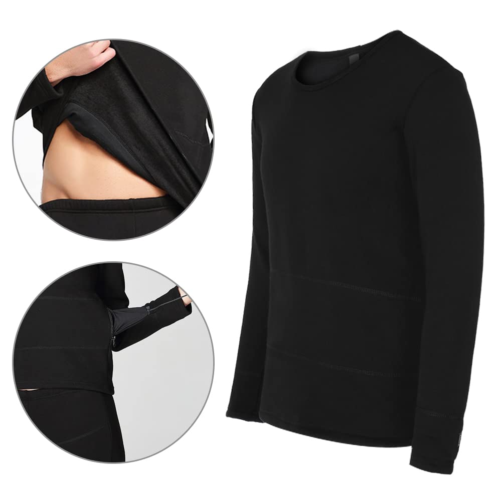 Abbigliamento riscaldato ricaricabile tramite USB, controllo intelligente della temperatura per attività all'aperto, biancheria intima termica