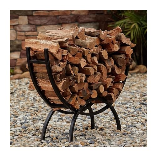 Range-bûches en métal pour éviter l'humidité du bois de chauffage - 2