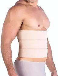 Cinta Faixa Pós Cirúrgica Abdominal Elástica Ortopédica Pós Parto Compressão 3 Gomos/Paineis