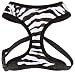 East Side Collection Polyester Plush Zebra Print Dog Harness, Medium