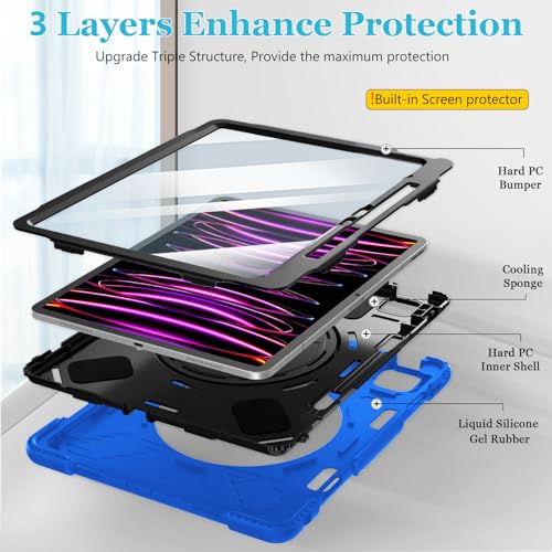 Image of Miesherk STOCK Case for iPad Pro 12.9 6th /5th /4th /3rd(2022 /2021 /2020 /2018)