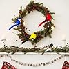 LWINGFLYER Clip on Artificial Birds Decor Foam Feather Birds Handmade Ornaments for Christmas Tree Decoration Wreaths Crafts Season Display Home Decor (8PCS) #5
