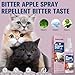 Dawvohk Bitter Apple Cat Deterrent Spray,120ml/4.06 fl.oz Natural Non-Scratch Spray, Safe Indoor & Outdoor Training Aid, for Dogs and Kittens,Protect Curtains, Furniture, Sofas, Cushions (1PCS)