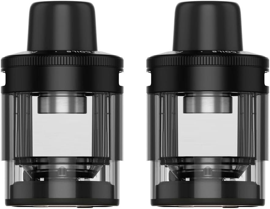 2 Pack Genuine BOOPO PNP X POD Replacement Cartridge for Drag S3/Drag X3/Drag S2/Drag X2/Argus Pro 2/Doric 60 Pro Replacement Pods 5ml MTL/DTL Nicotine Free Liquid Free DTL-Black